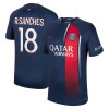 Maillot de Supporter Paris Saint-Germain 2023-24 R.Sanches 18 Domicile Pour Homme